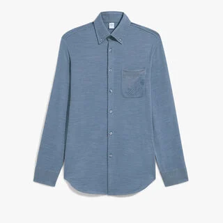 Scritto Pocket Shirt, BLUE DENIM, hi-res