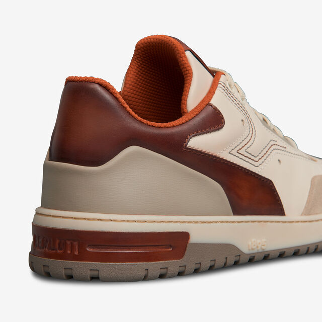 Playoff Leather Sneaker, OFF WHITE & CACAO INTENSO, hi-res 6