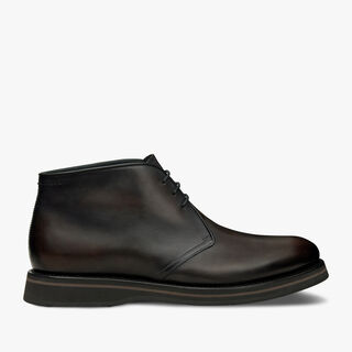 Alessio Leather Boot, CHARCOAL BROWN, hi-res