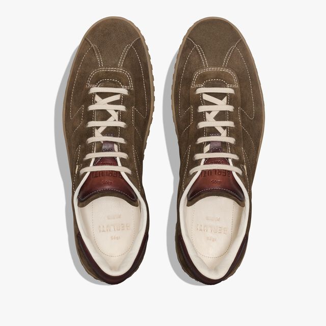 Sneaker Trainer En Suède, KAKI, hi-res 3