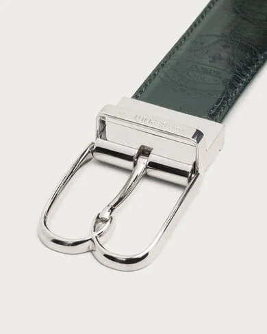 B Volute Reversible Belt, Chimere & Marron Ambre, hi-res