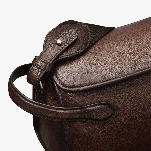 Morning On Strap Leather Messenger, SOFT BROWN, hi-res 6