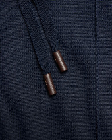 Double Face Knitted Pants, Cold Night Blue, hi-res