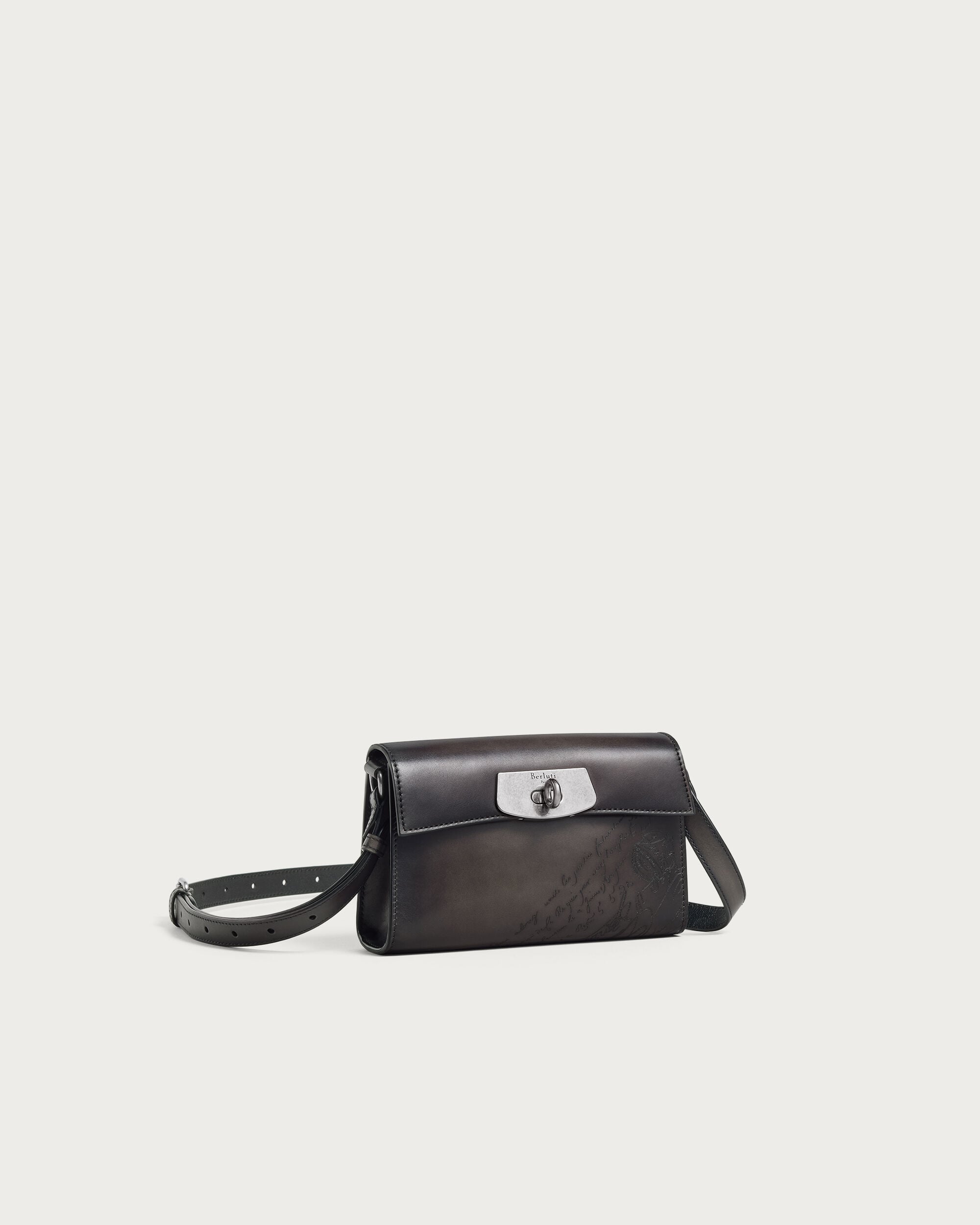 E'Mio Pouch On Strap Messenger, Nero Grigio, hi-res