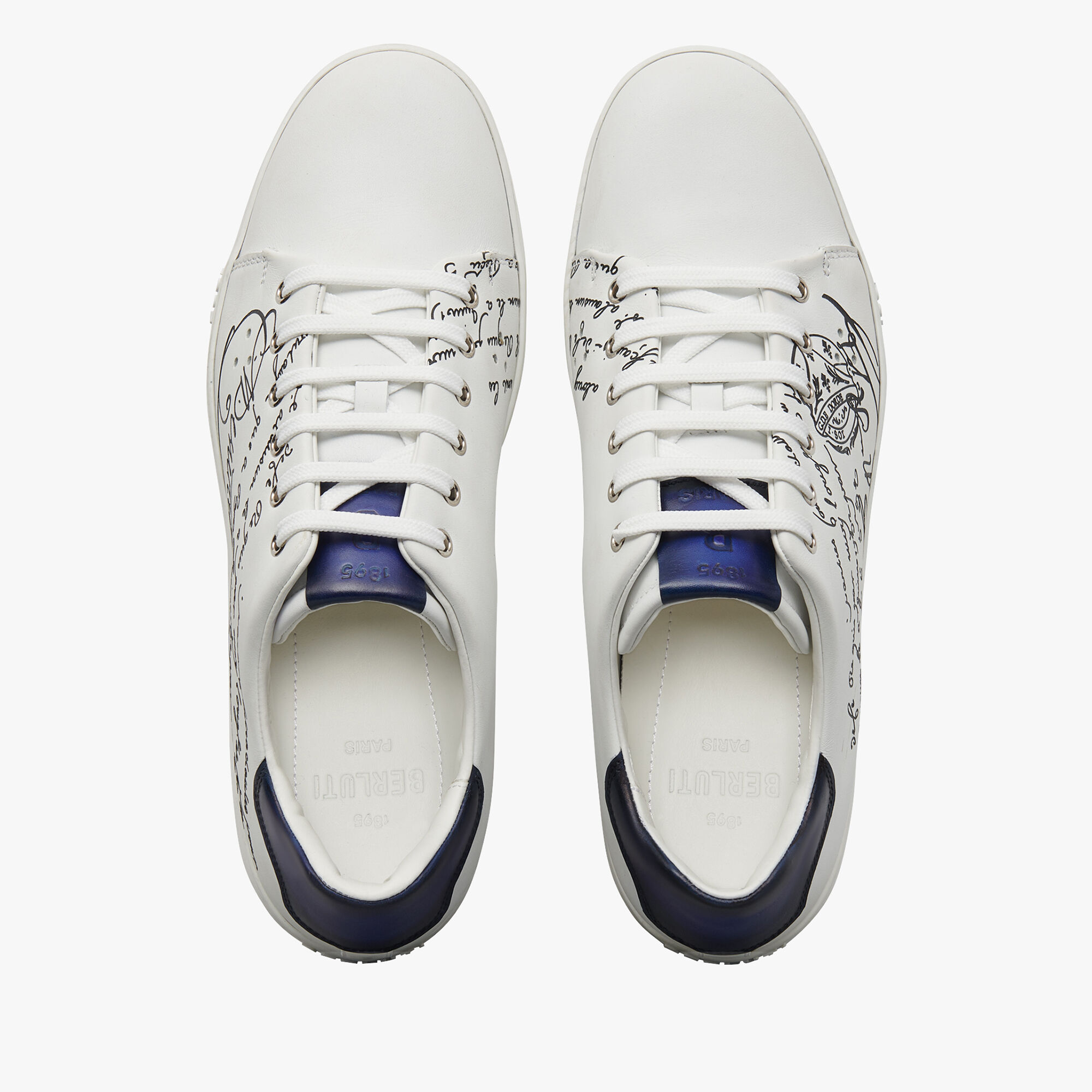 Berluti white top sneakers