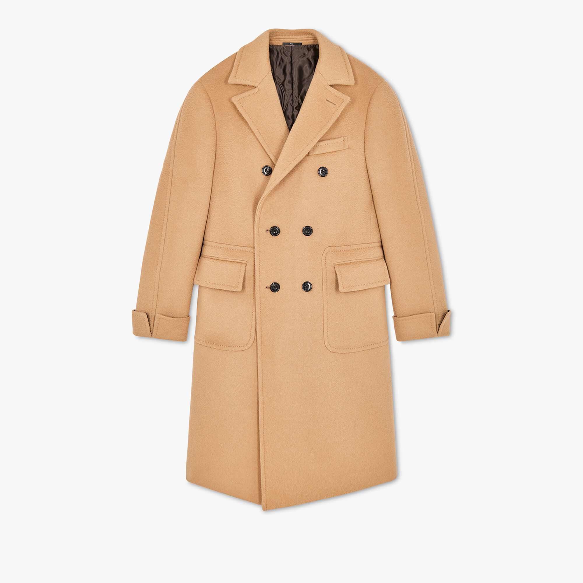 Double breasted camel duster outlet coat