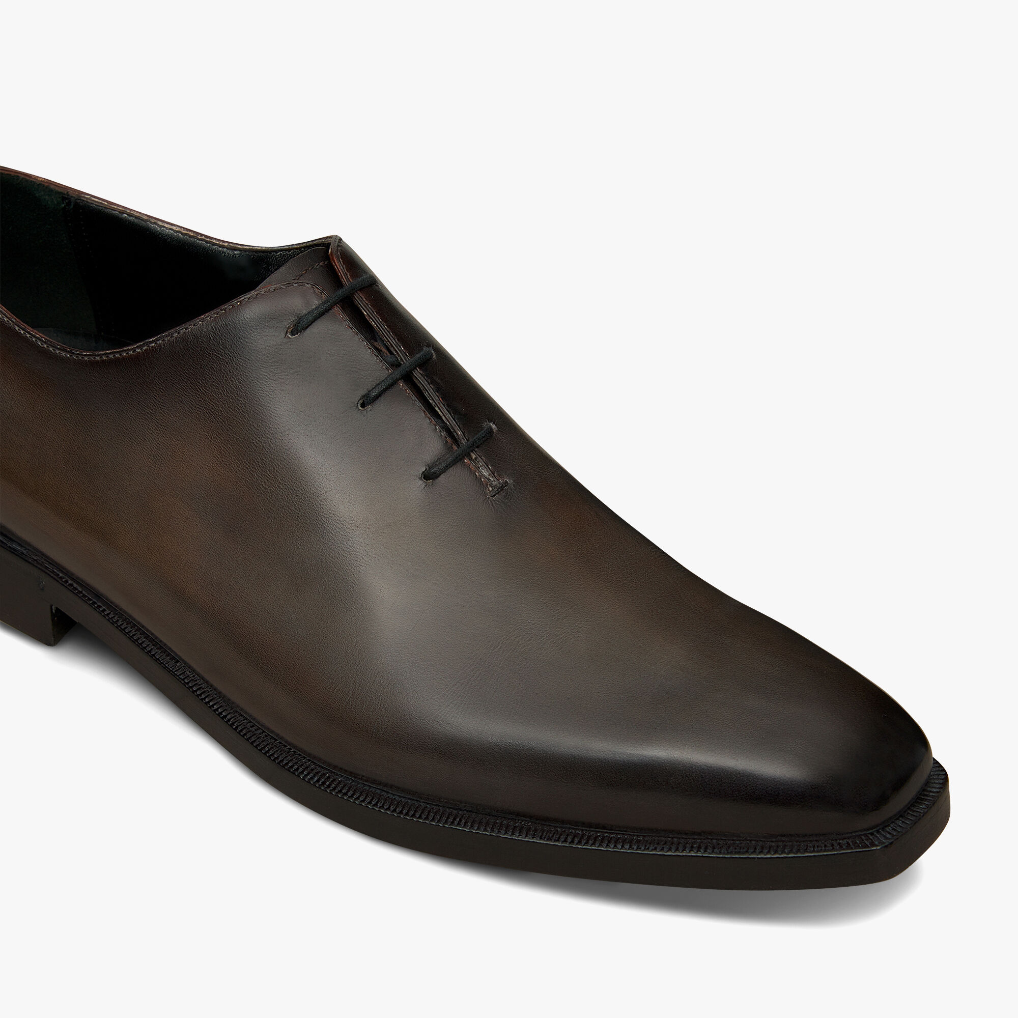 Alessandro Demesure Leather Oxford, NERO GRIGIO, hi-res 6