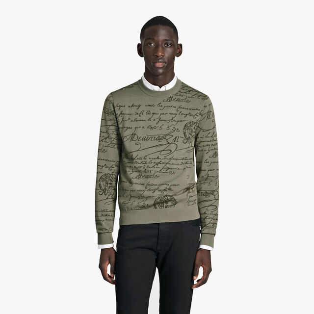 Scritto Sweater, GREYISH GREEN, hi-res 2