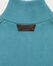 Cashmere Half-Zip with Leather Braiding Details, Teal Blue, Image 3