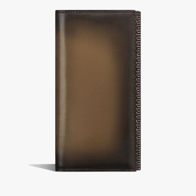 Badi Leather Long Wallet, NERO LEGNO, hi-res 1
