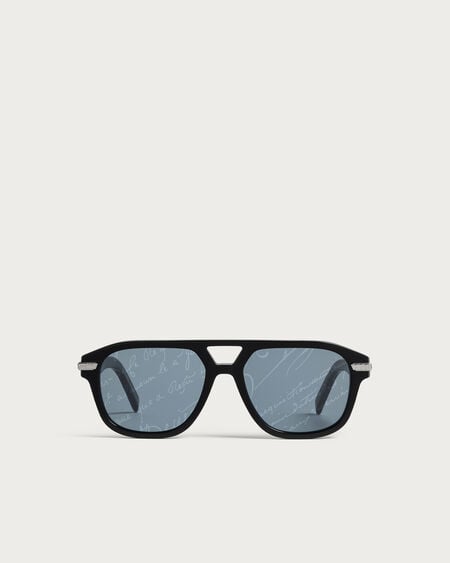 Black & Grey Scritto Silver