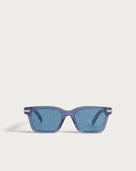 Blue & Grey Scritto Silver