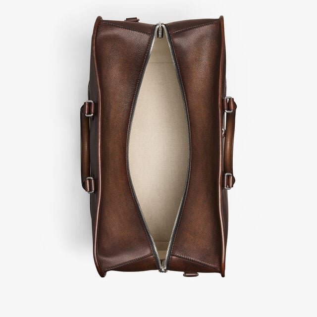Overnight Scritto Leather Travel Bag, SOFT BROWN, hi-res 9