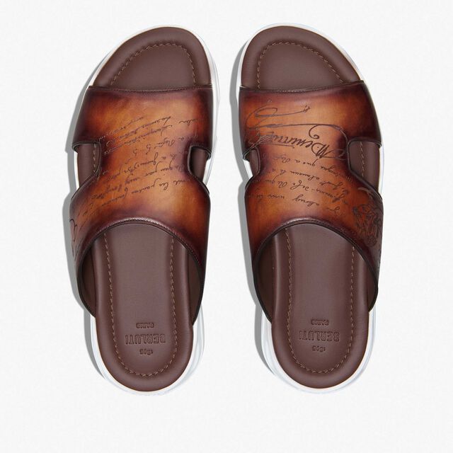 Shadow Leather Sandal, CACAO INTENSO, hi-res 3