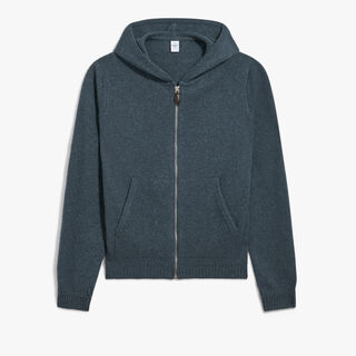 Sweat A Capuche Zippé en Cachemire Sweat A Capuche Zippé en Cachemire
