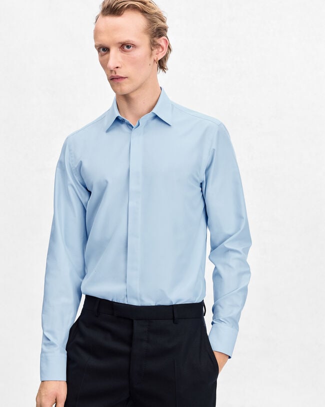 Andy Shirt with Alessandro Embroidery, Sky Blue, hi-res