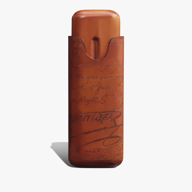 Cigar Case 2 Scritto Leather, ARANCIO VERMIGLIO, hi-res 2