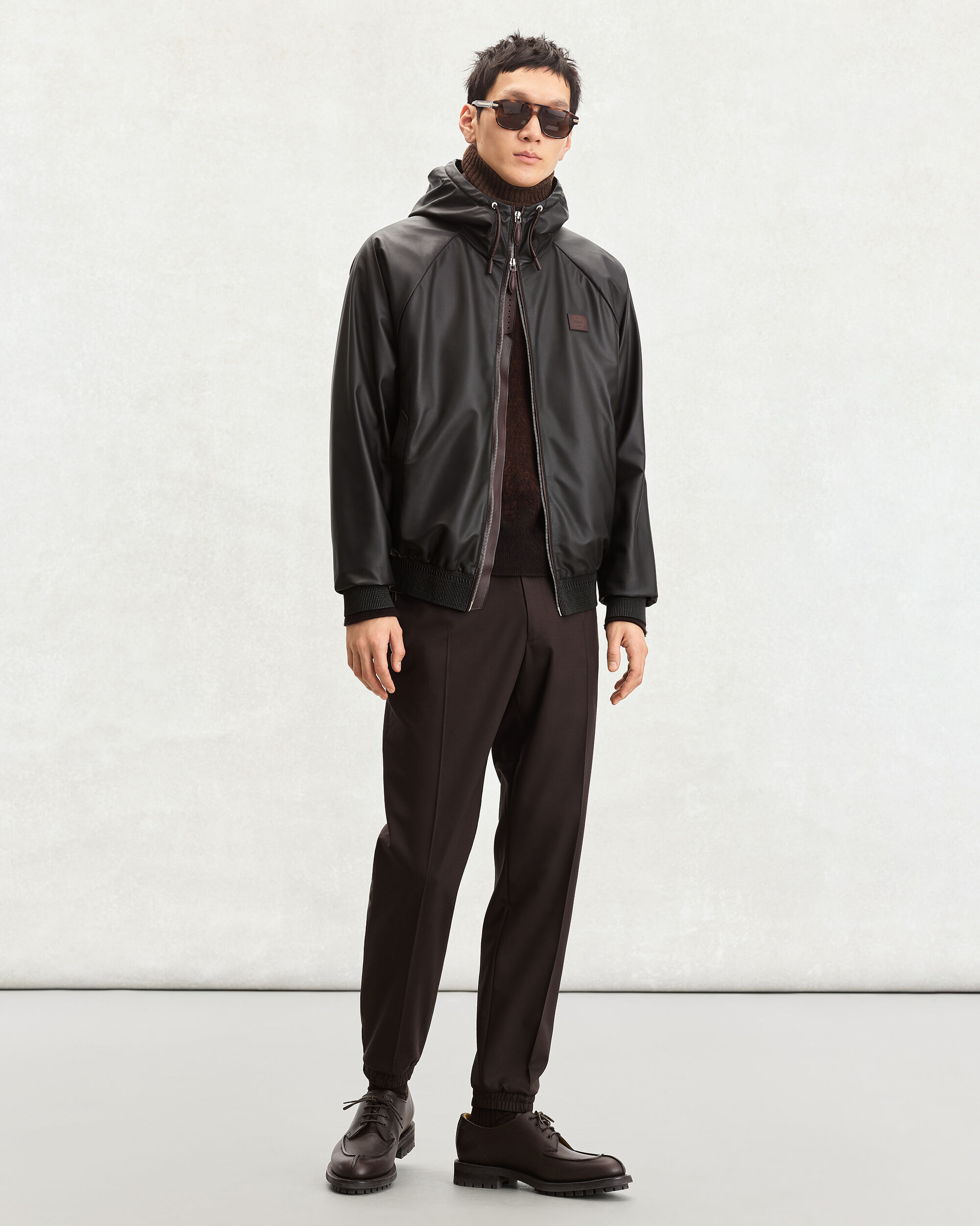 Ultralight Fly Leather Hooded Blouson | Berluti US