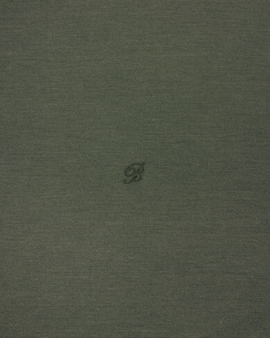 Bicolor Reversible T-Shirt, Ecru & Kaki, hi-res