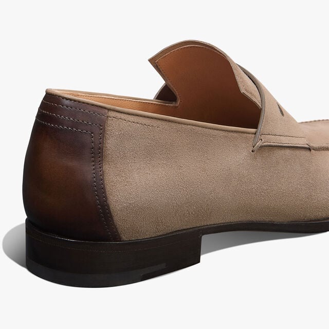 Andy Demesure Flex Camoscio Calf Leather Loafer, VISONE, hi-res 4
