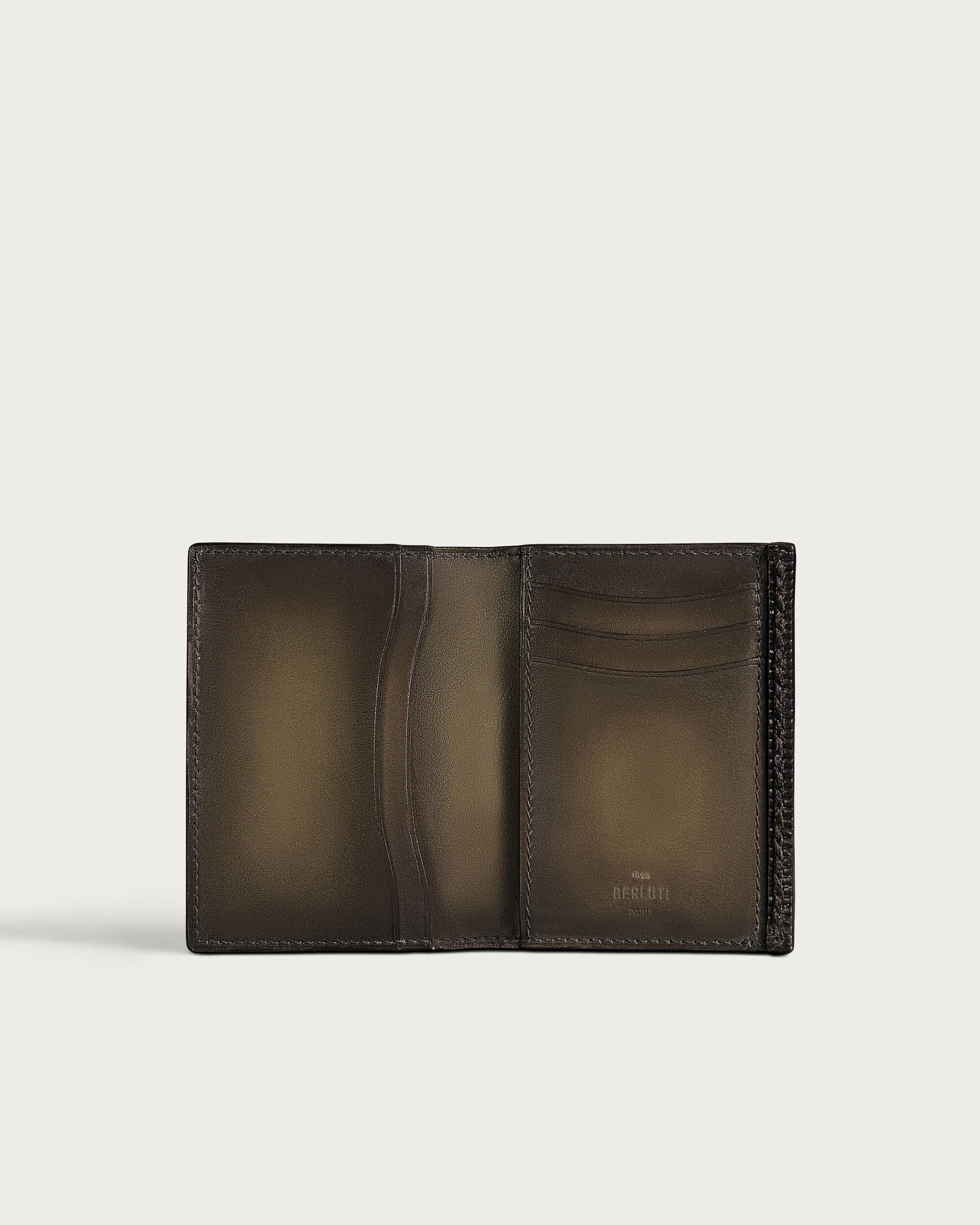 ジャグア ルティ フラップ カードホルダー, Legno Bruciato, hi-res