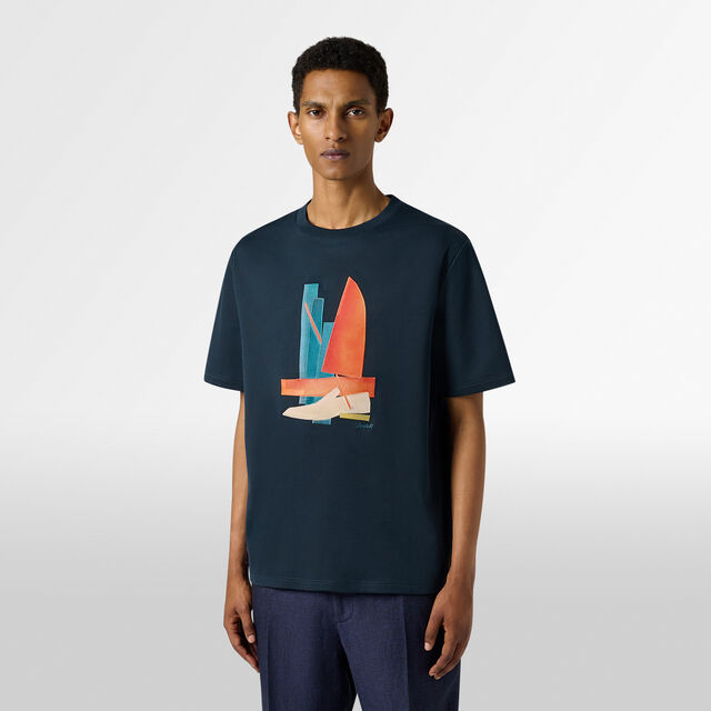 Sailboat T-shirt, MARINE, hi-res 2
