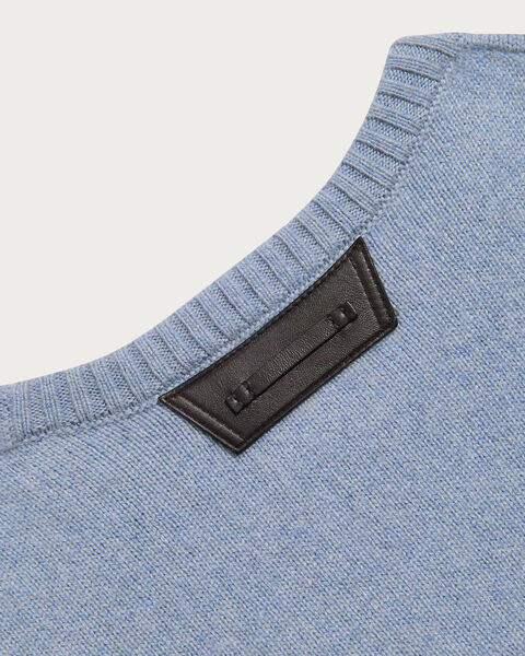 Classic Crewneck, Frosted Blue, hi-res