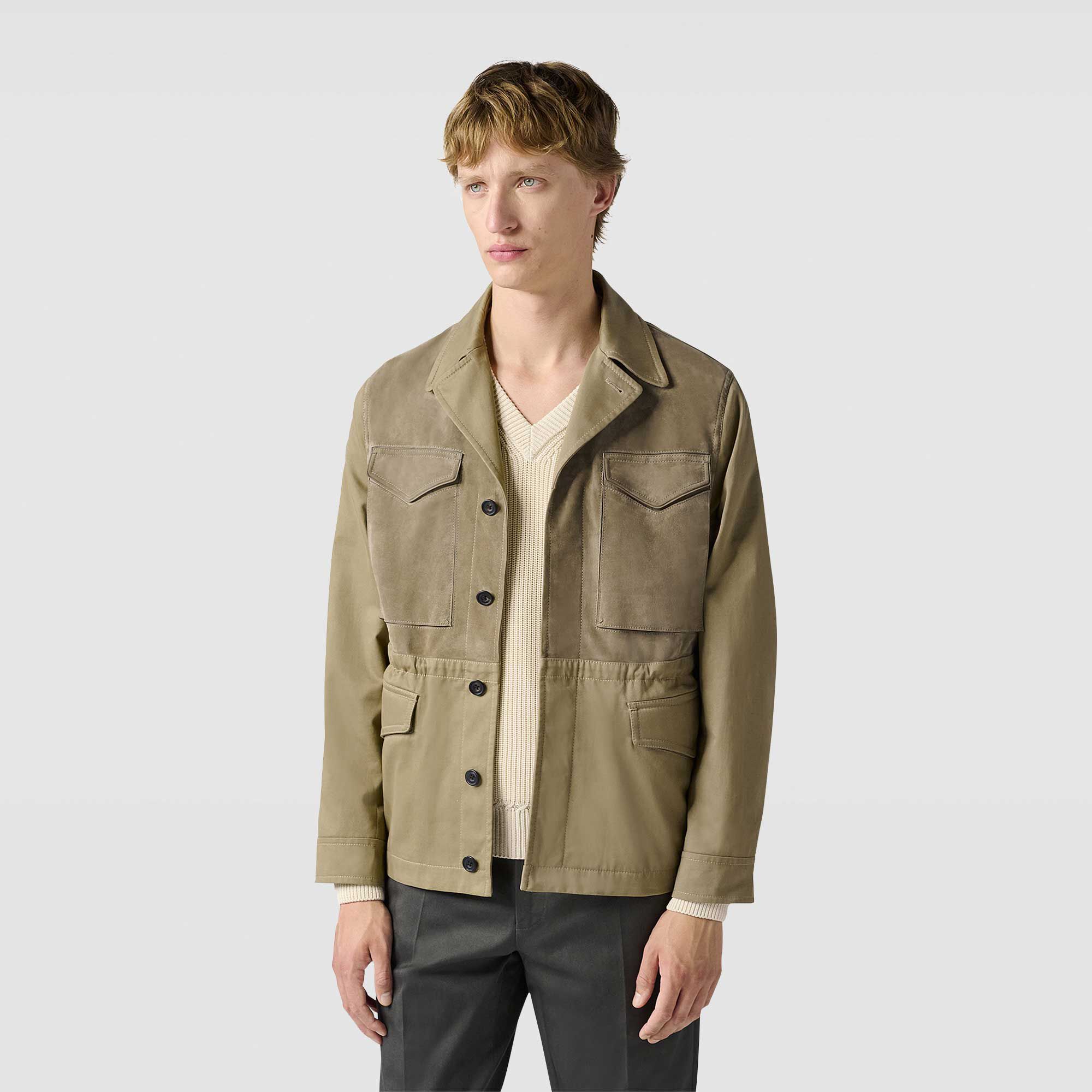 Two Materials Field Jacket Berluti FR