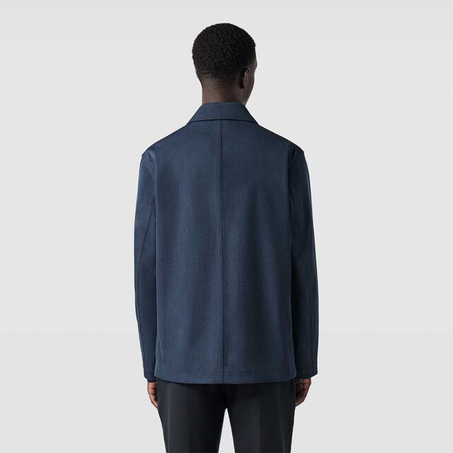 Two-Materials Charbonnier Jacket, SOLADITE BLUE, hi-res 4