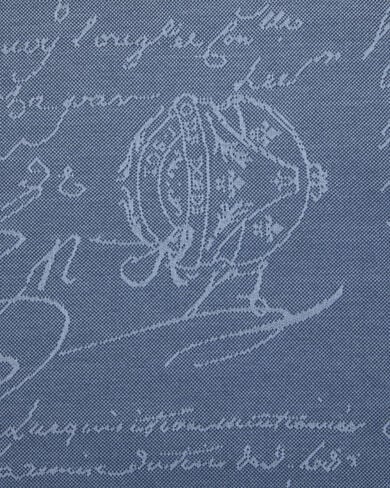 Piqu&eacute; Scritto T-shirt, Nile Blue, hi-res