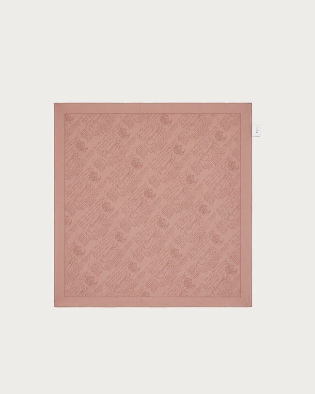 スクリットパターン ハンカチーフ, Vintage Rose, hi-res