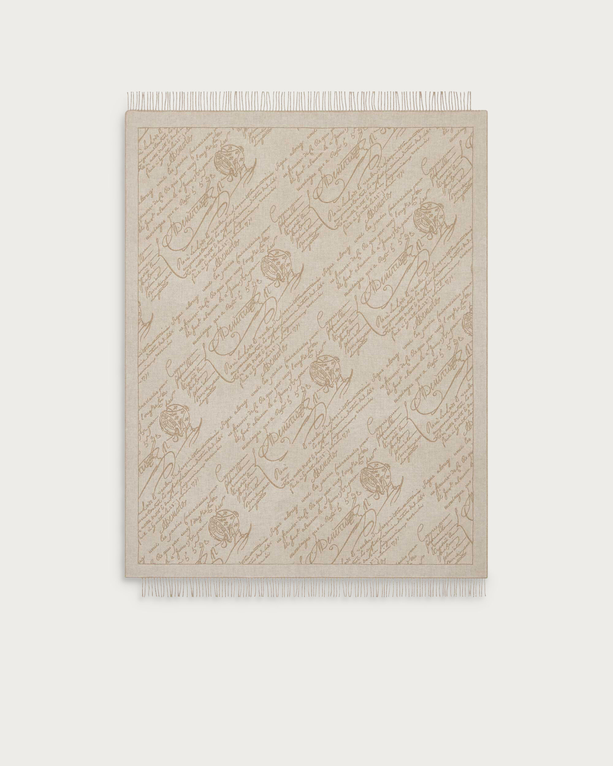 Scritto Plaid, Ecru & Warm Beige, hi-res