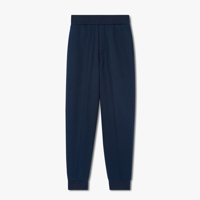 Jogging Trousers With Embroidered Crest, ULTRAMARINE  / LEAD, hi-res 1