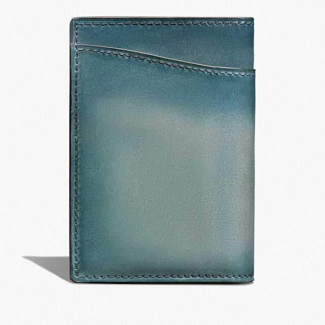 Jagua Gradiant Leather Card Holder, STONE DENIM, hi-res 2