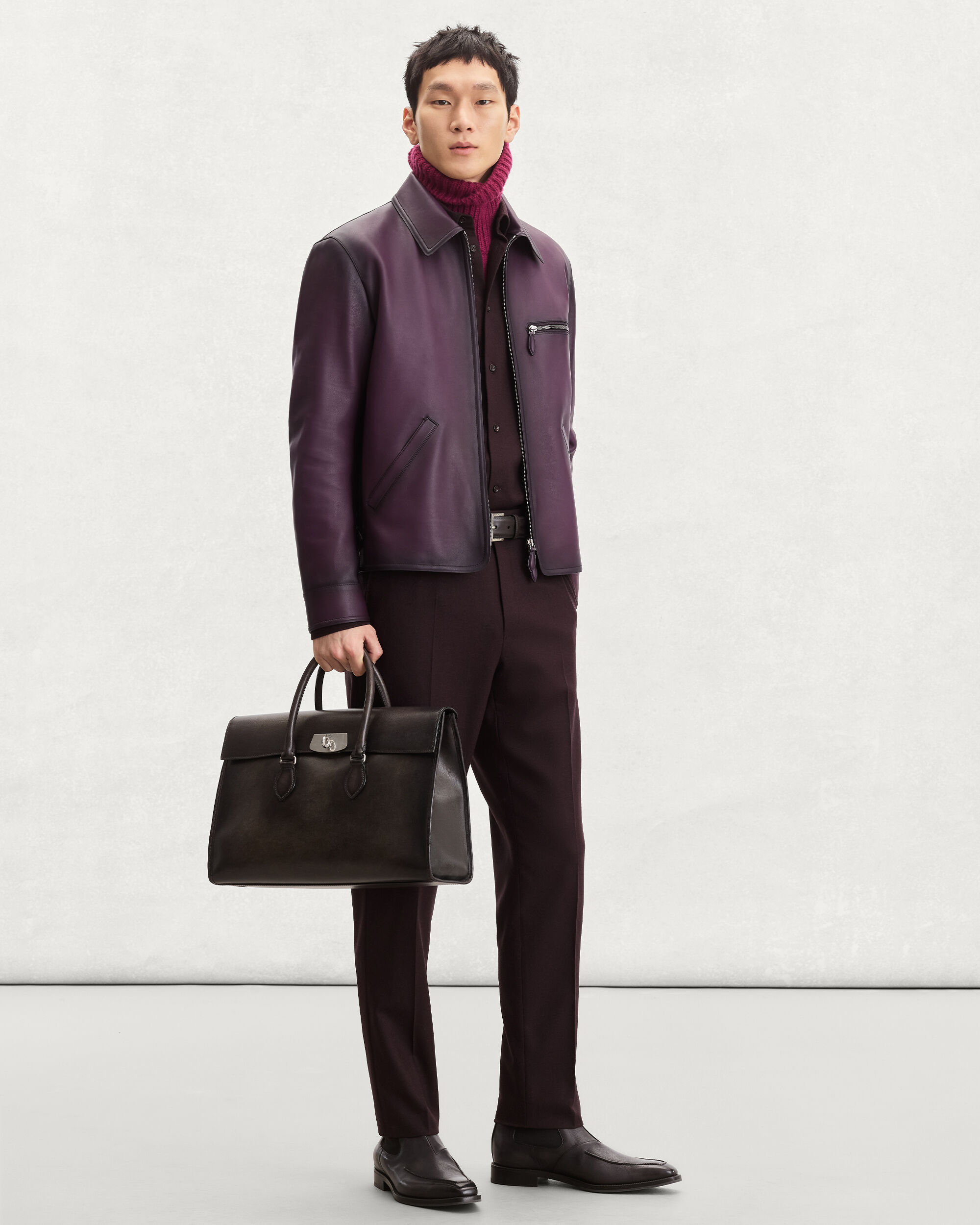 Leather Patina Un Jour Blouson | Berluti VN