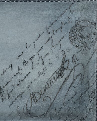 Makore Slim Compact Wallet, Bleu Brume, hi-res