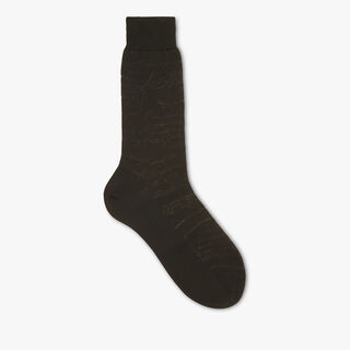 Cotton Socks, BLACK, hi-res