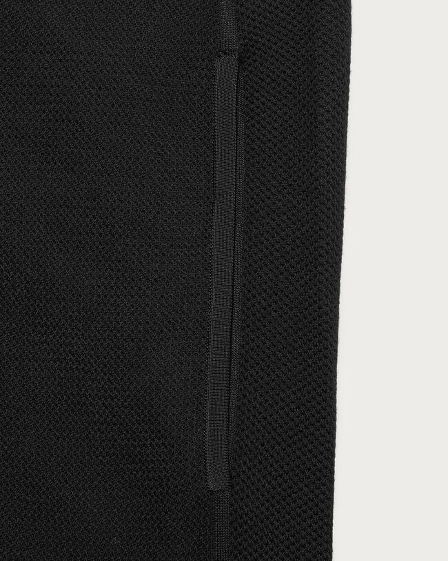 Shadow Jogpants with Leather Detail, Noir, hi-res