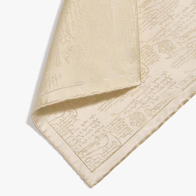Scritto Handkerchief, ECRU, hi-res 2