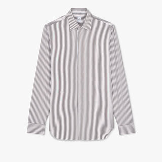 Cotton Striped Andy Shirt, BROWN STRIPES, hi-res