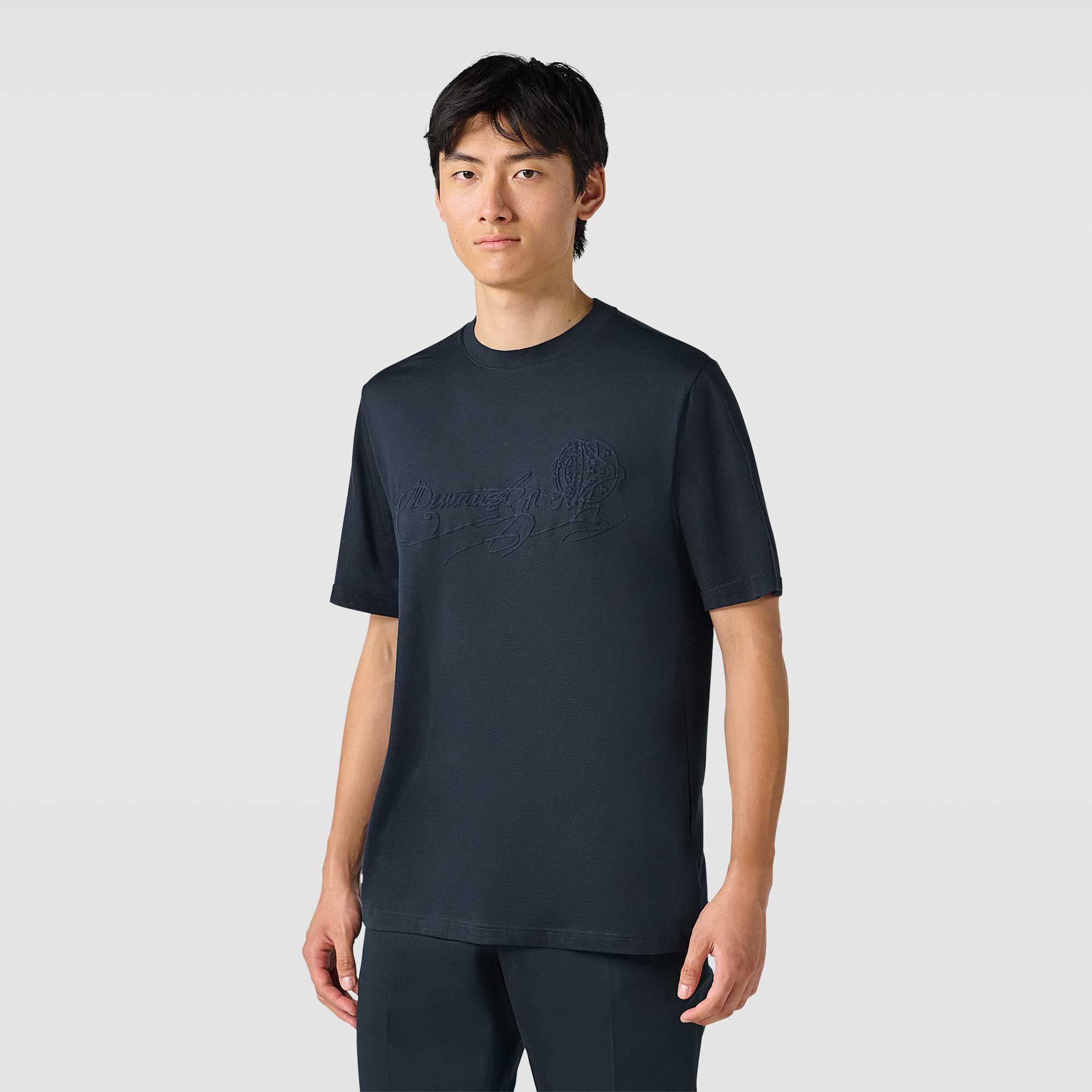 ❁﻿中古品❁﻿Berluti スクリットジャガード Tシャツ Sサイズ