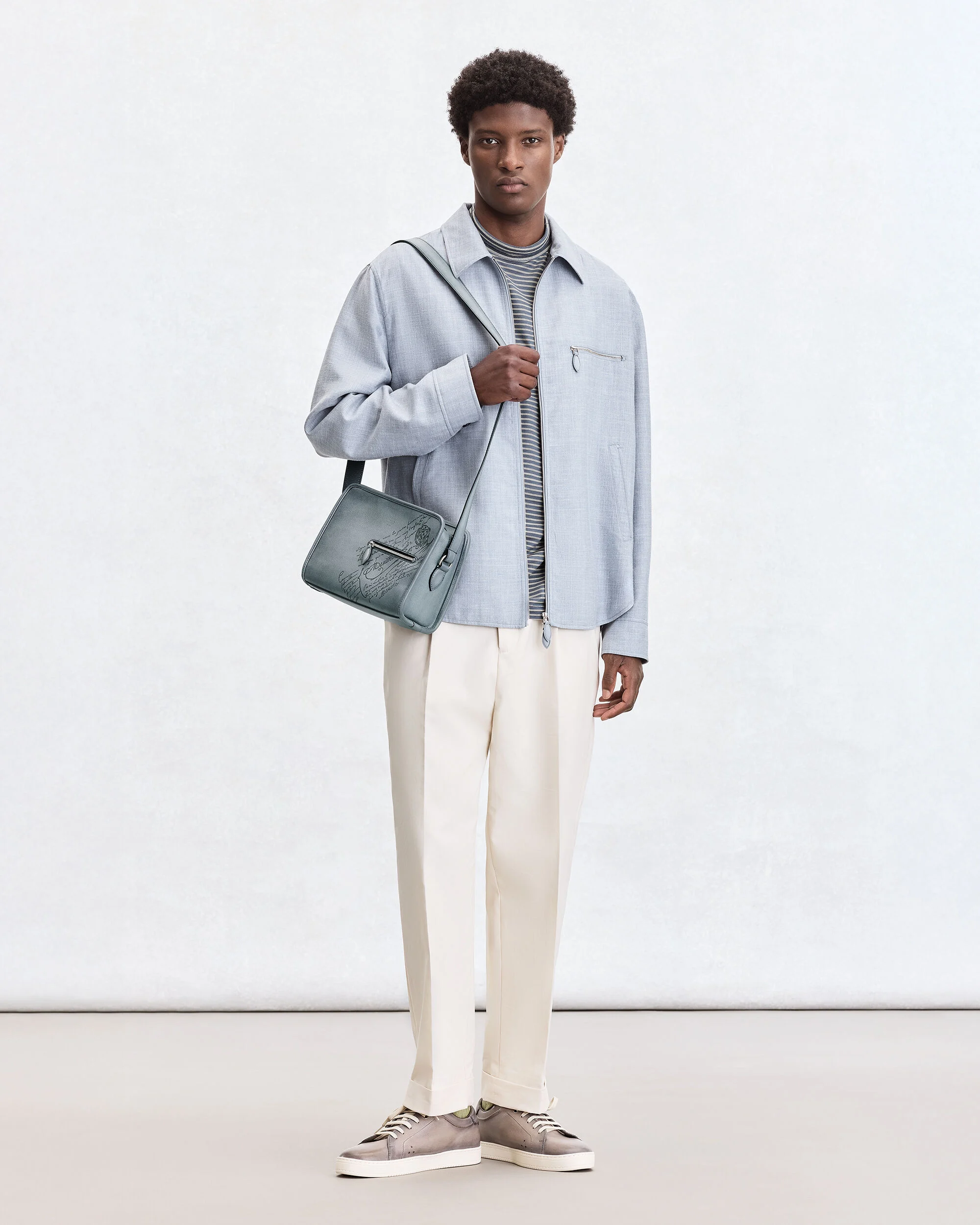 Journalier Messenger, Bleu Brume, hi-res