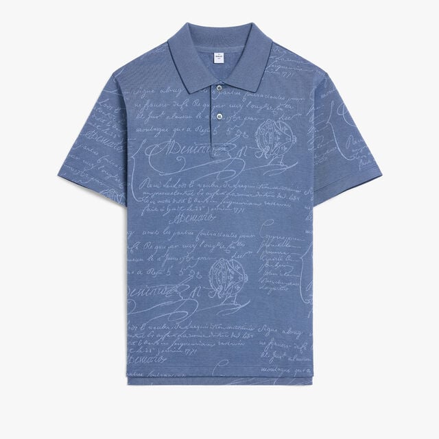 Scritto Piqué Polo, NILE BLUE, hi-res 1