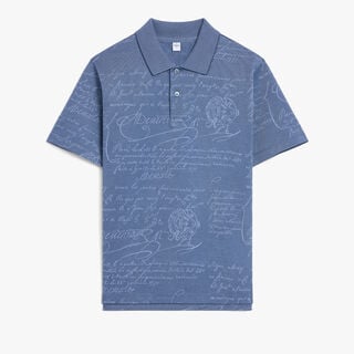 Scritto Piqué Polo, NILE BLUE, hi-res