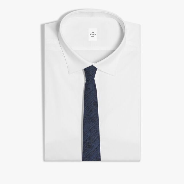Scritto Double Face Tie, NIMES'S BLUE, hi-res 2
