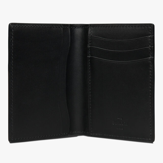 Jagua Scritto Leather Card Holder, RED SUNSET, hi-res 3