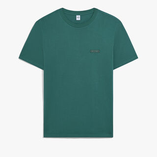 レザータブ Tシャツ, BLUISH GREEN, hi-res