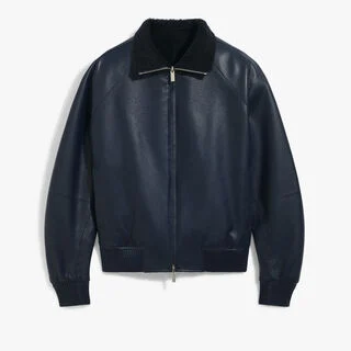 Deer & Shearling Reversible Tracksuit, COLD NIGHT BLUE, hi-res