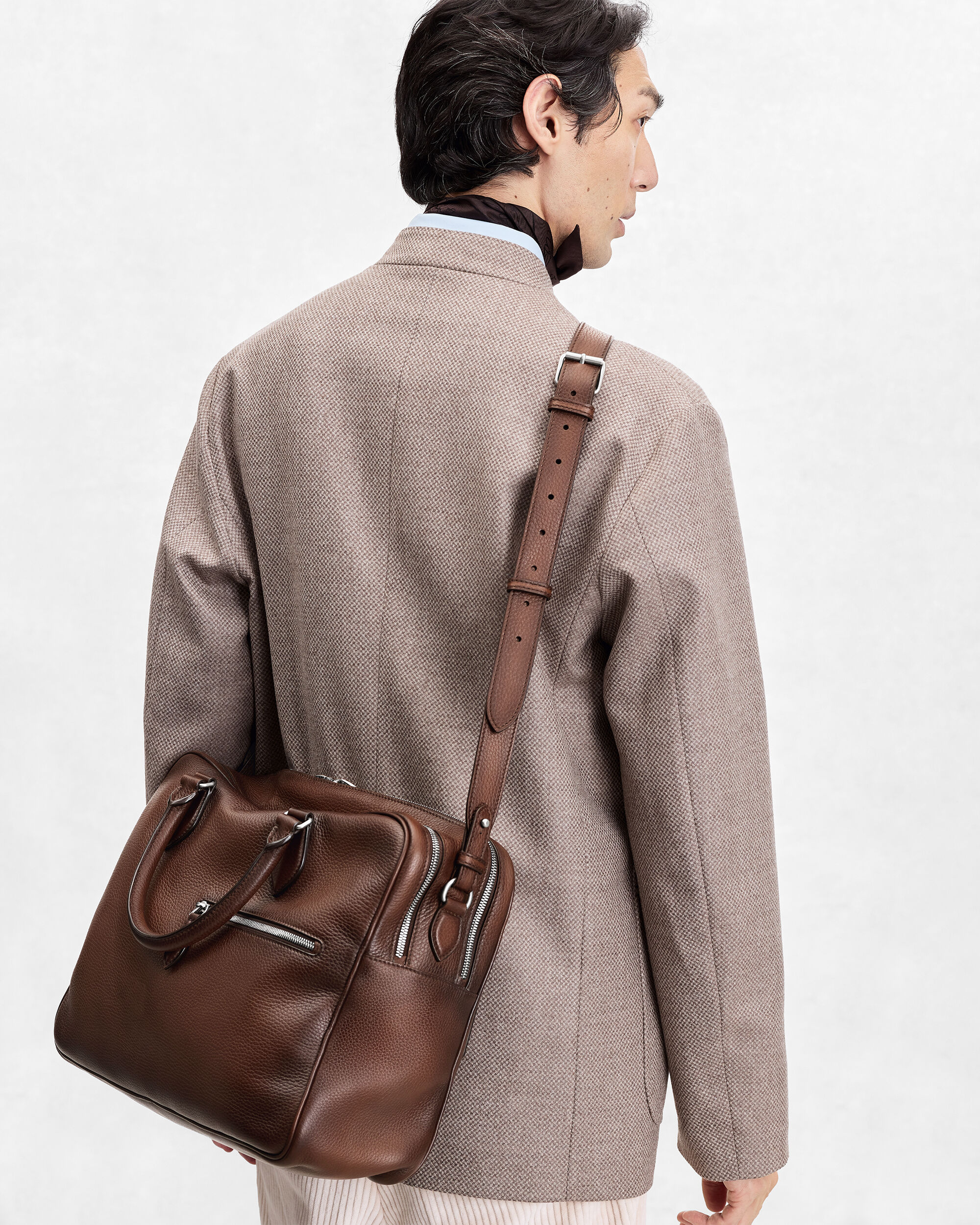 F088 Briefcase, Soft Brown, hi-res