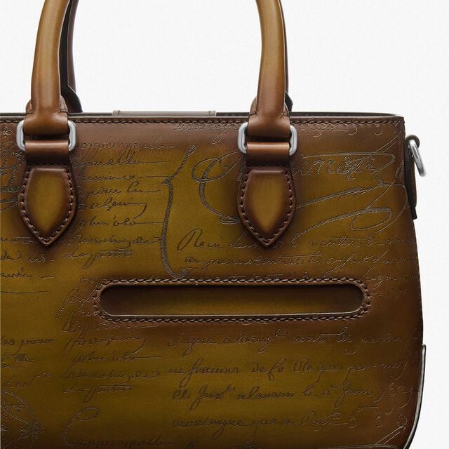 Toujours Gulliver Scritto Leather Messenger, JUNGLE GREEN, hi-res 5